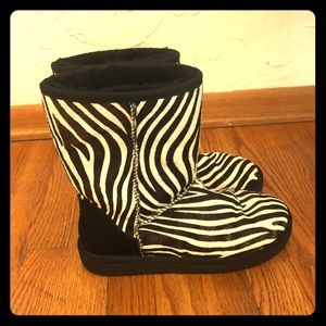 Zebra Print Ugg Boots
